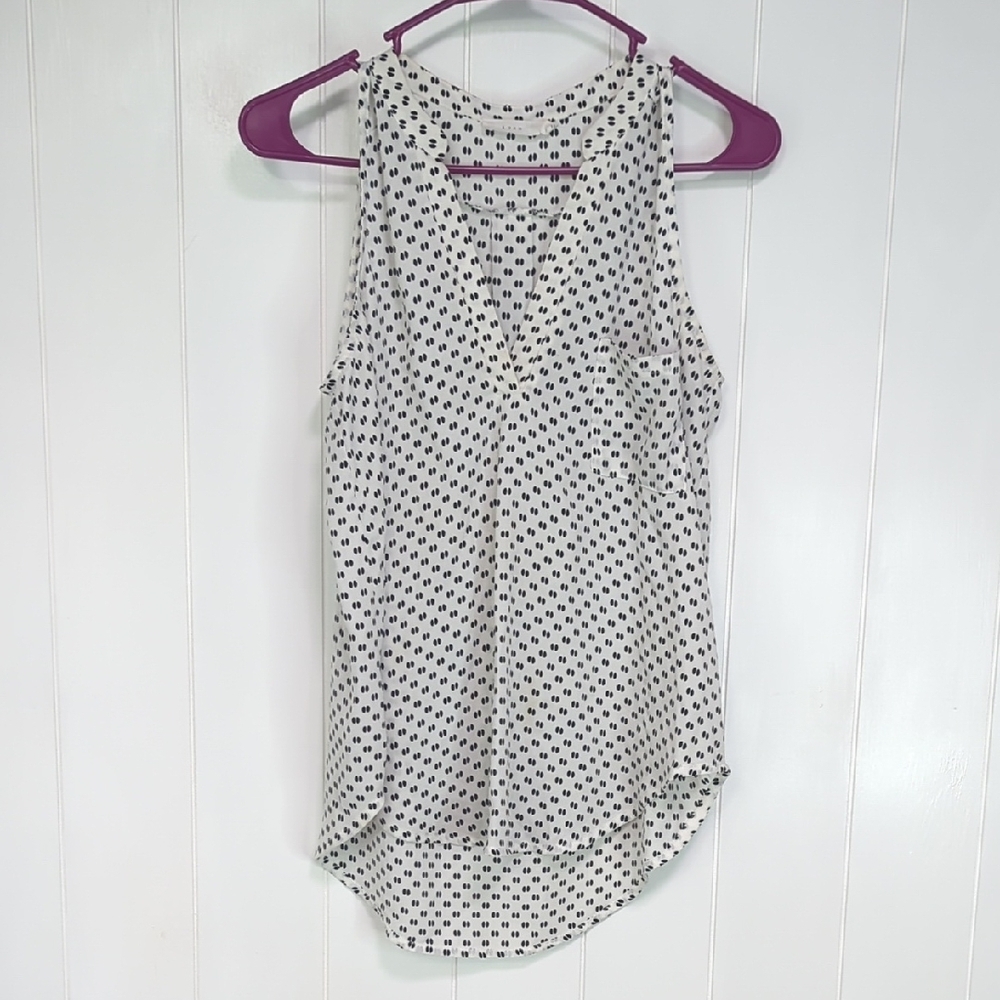 ❤️5/$25 Women's Sleeveless Polka Dot Top